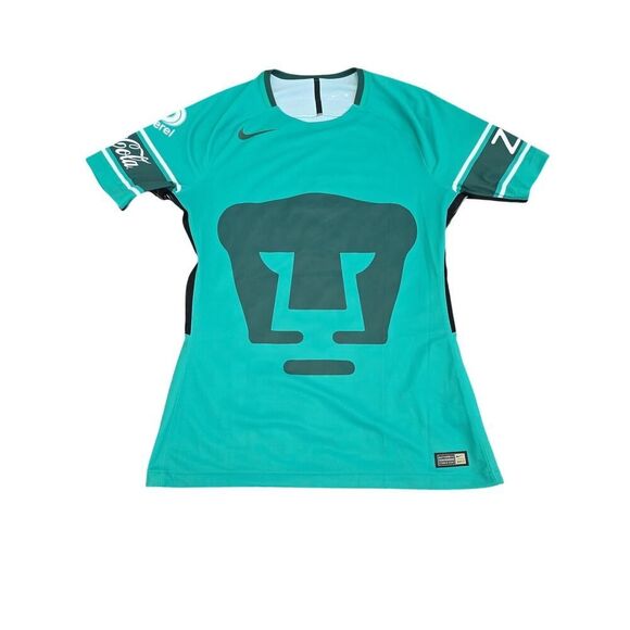 Pumas UNAM 2017 Nike Player Issue Jersey Men M Authentic Green Soccer Mexico Fan - Picture 1 of 7
